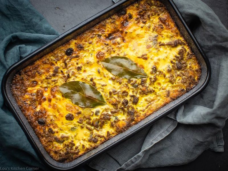 Bobotie-Style Meat Casserole