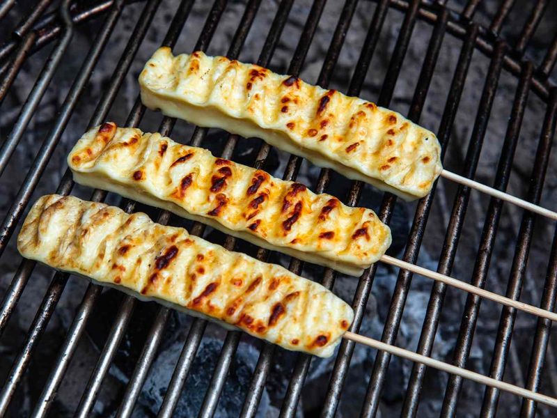 Deep-Fried Grilled Cheese on a Stick