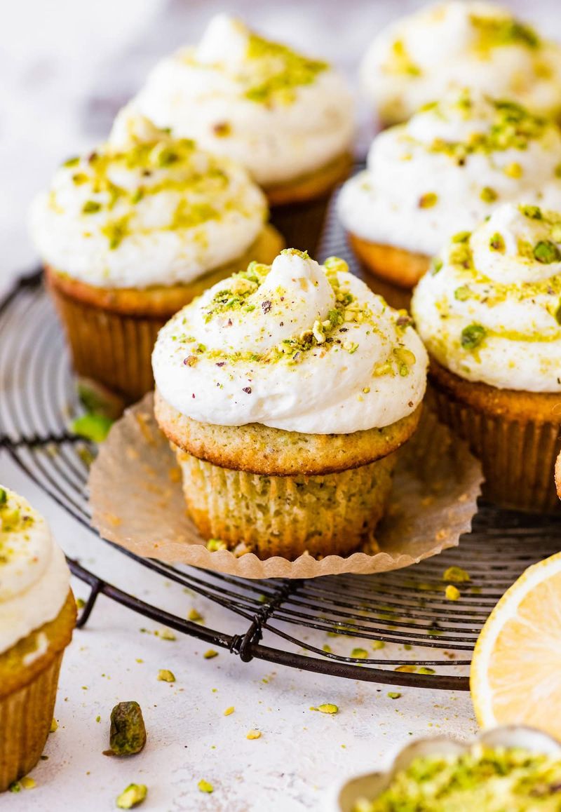 Pistachio Cupcakes