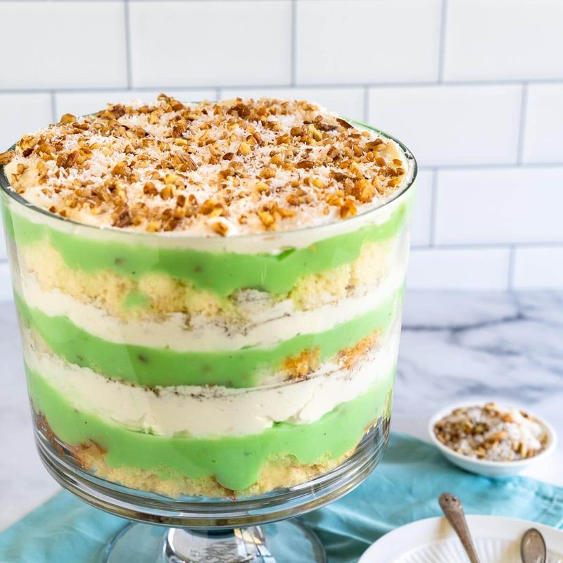 Pistachio Pudding Trifle