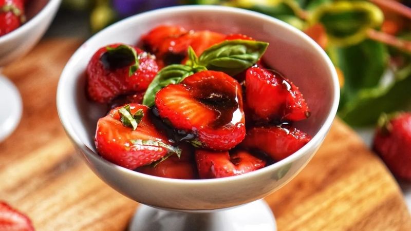 Strawberries and Balsamic Vinegar