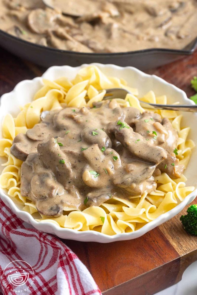 Luxurious Beef Stroganoff