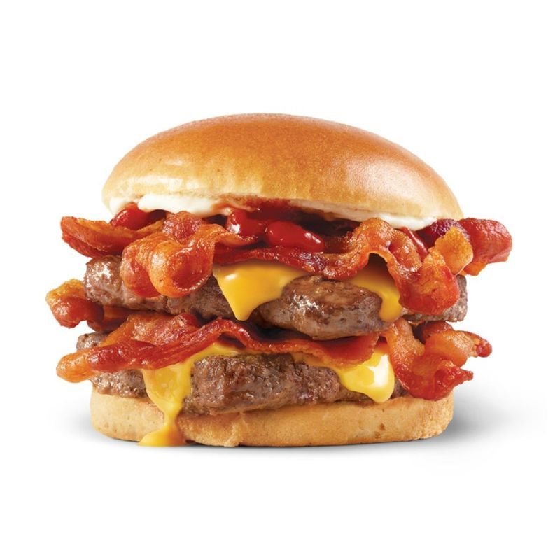 Wendy's Baconator Triple with Upgrades