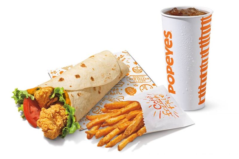 Popeyes Spicy Chicken Wrap