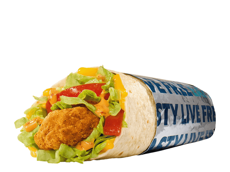 Sonic Cheesy Baja Crispy Tender Wrap