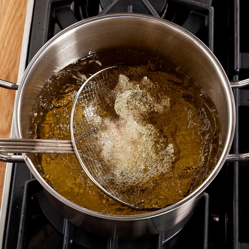 Home frying is dangerous and risky
