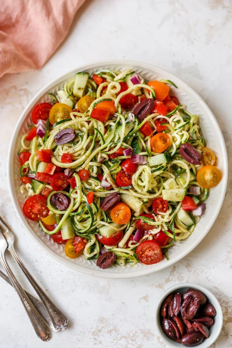 Fresh Zoodle Pasta Salad