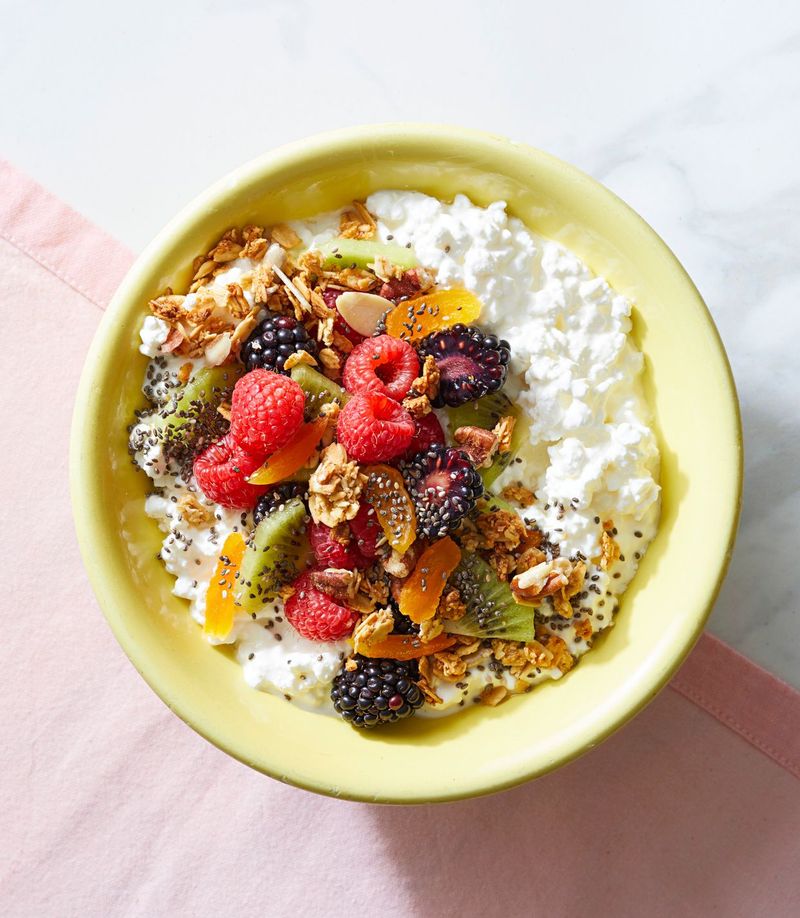 Cottage Cheese with Nuts and Seeds