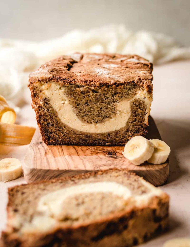 Cream Cheese-Filled Banana Bread