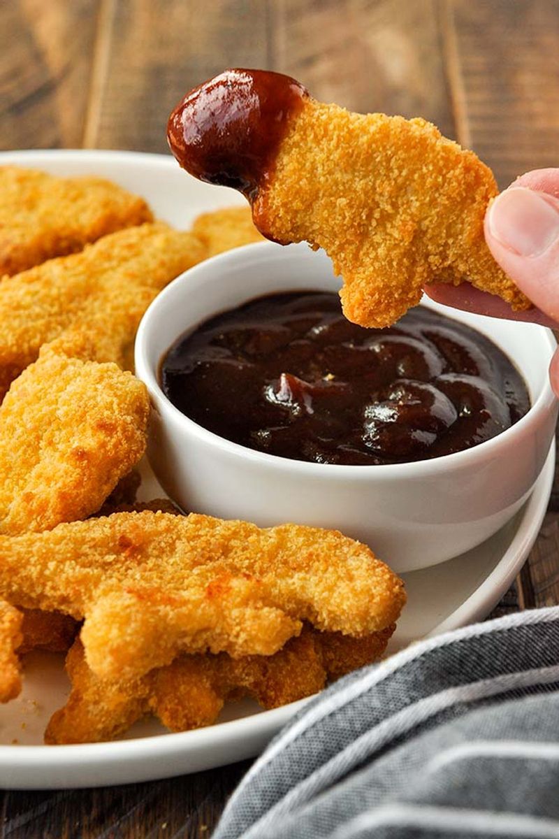 Chicken Nuggets Shaped Like Dinosaurs