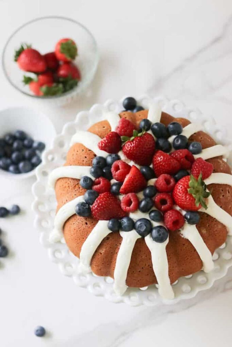 Light & Fluffy Fresh Milled Summer Bundt Cake