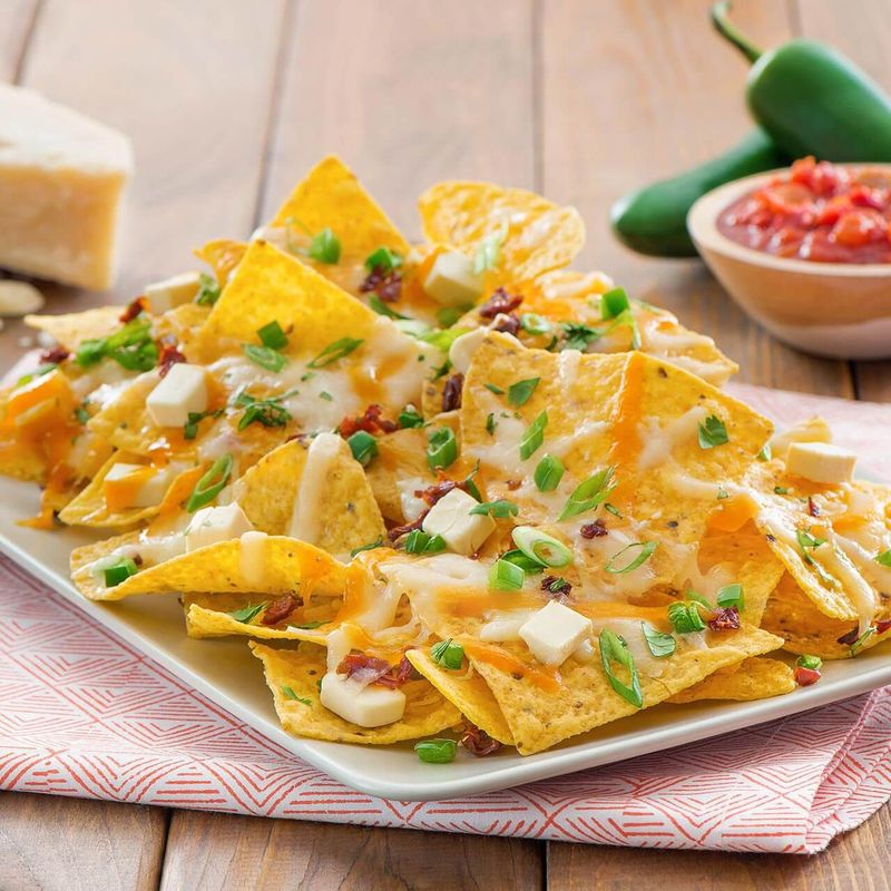 Nachos With Cold Cheese