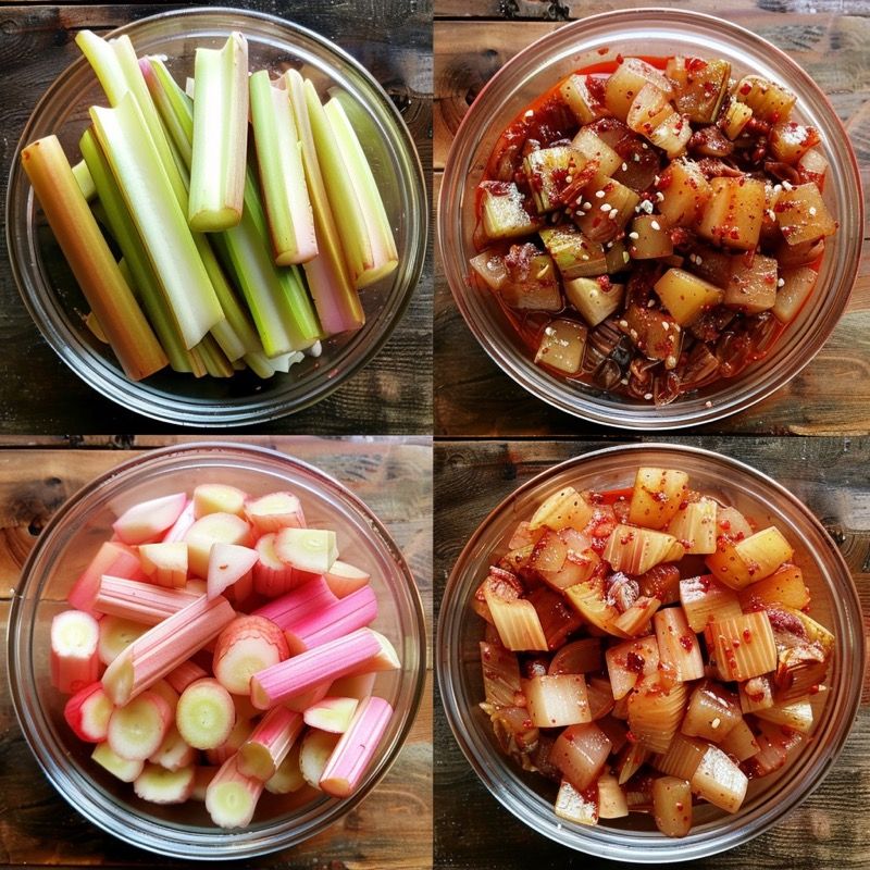 Rhubarb Kimchi
