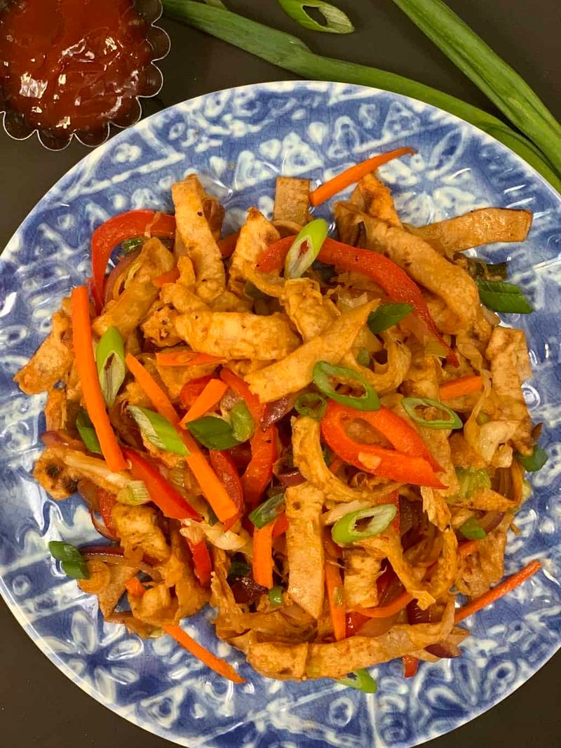 Roti Reimagined: Masala Roti Noodles