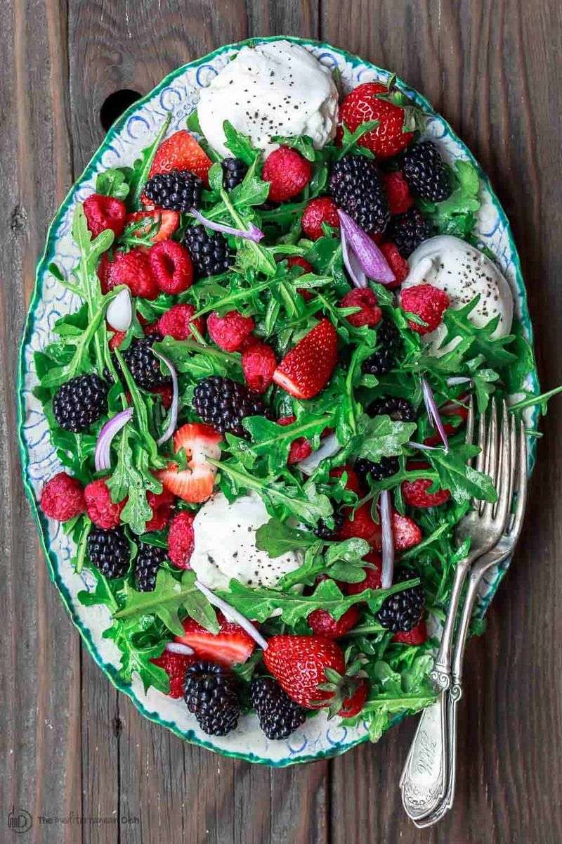 Summer Berry and Arugula Salad