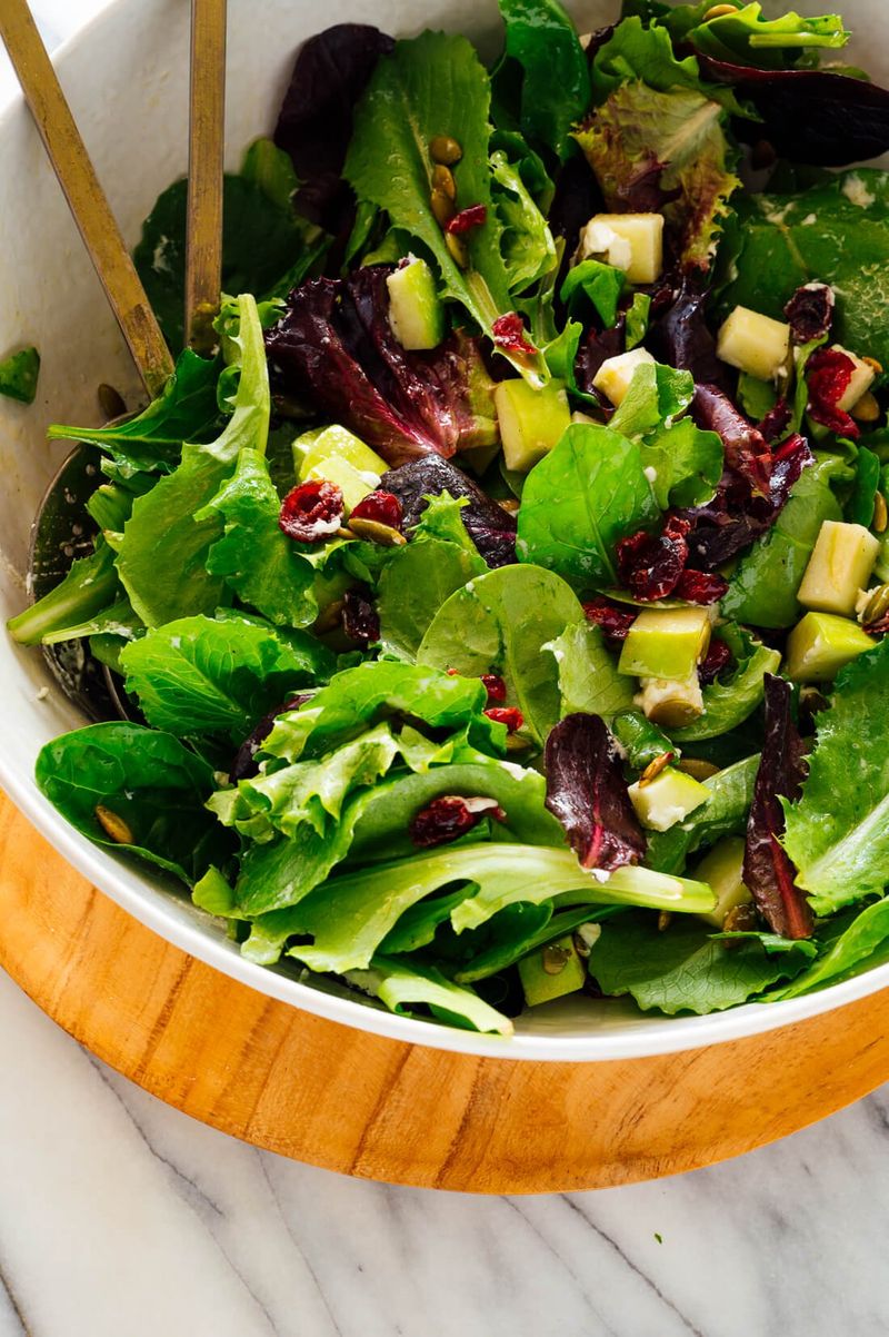 Green Salad with Pre-Mixed Dressing