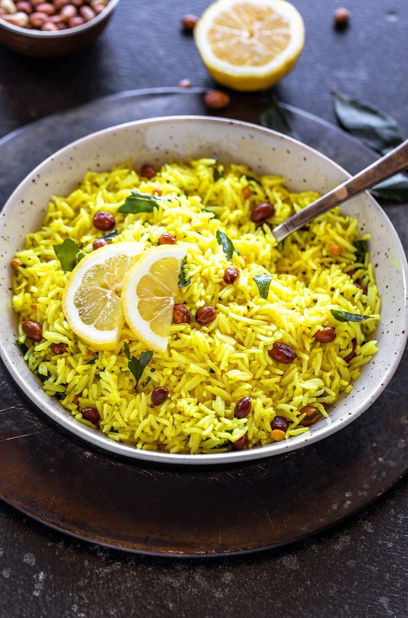 Citrus Sparkle: South Indian Lemon Rice