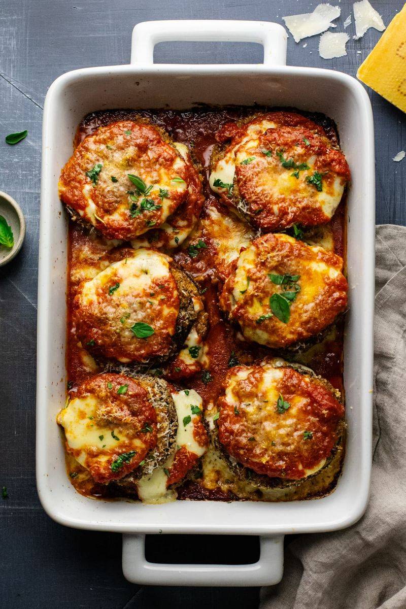 Crispy Eggplant Parmesan