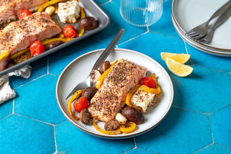 Mediterranean Baked Salmon