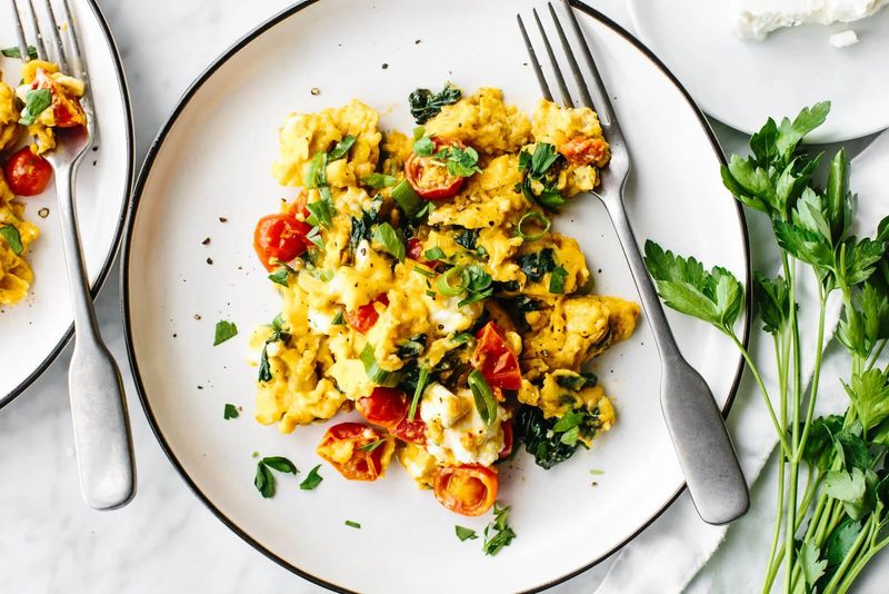 Egg White Veggie Scramble