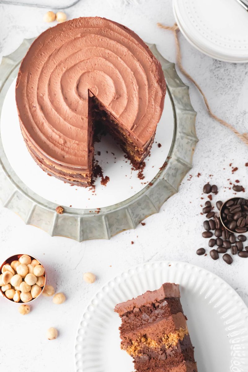Mocha Hazelnut Torte