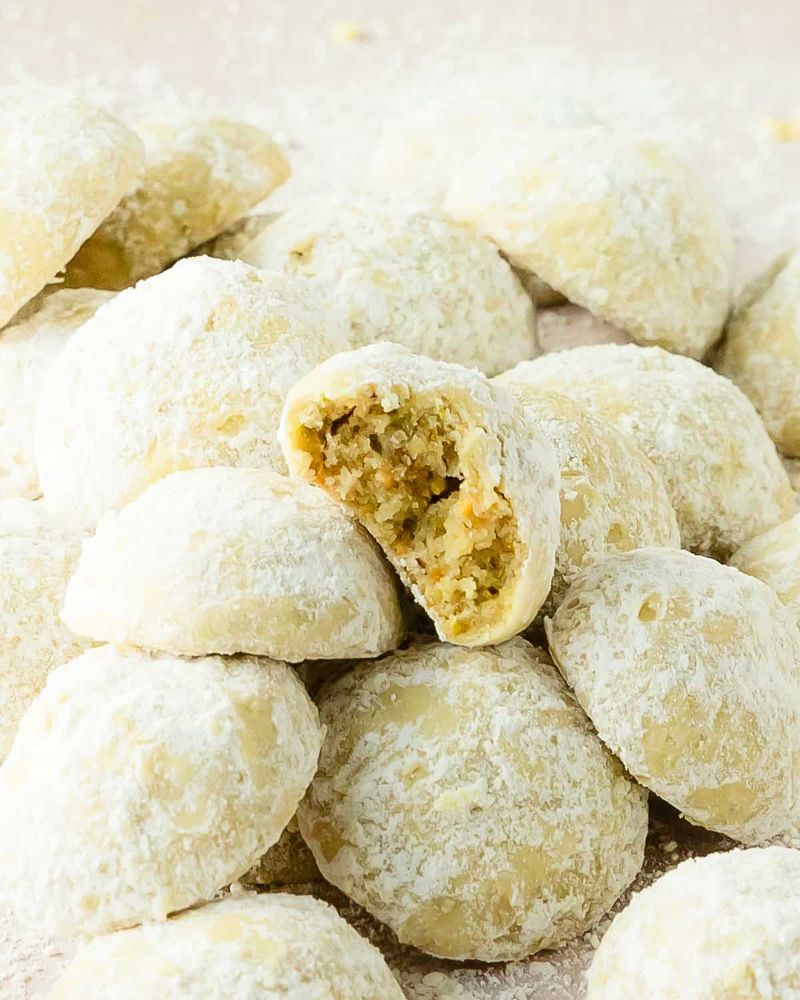 Pistachio Drop Cookies