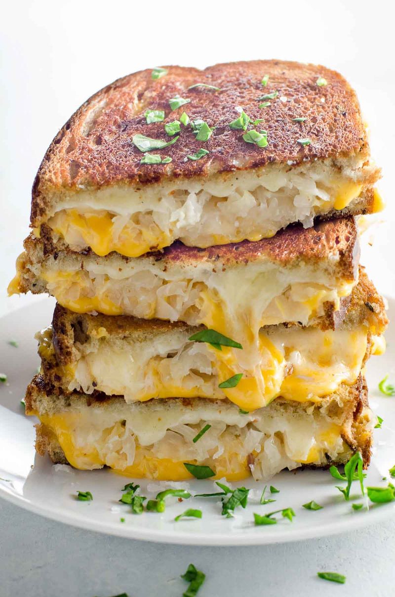 Grilled Cheese with Sauerkraut
