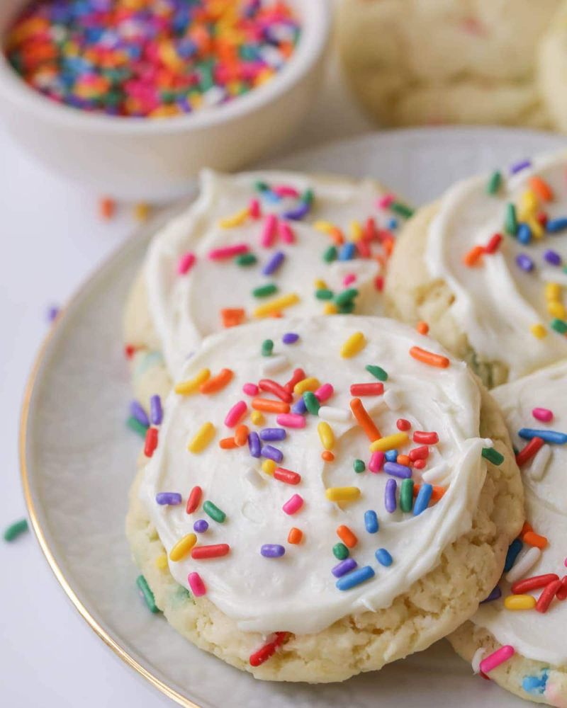 Funfetti Birthday Cake Cookies