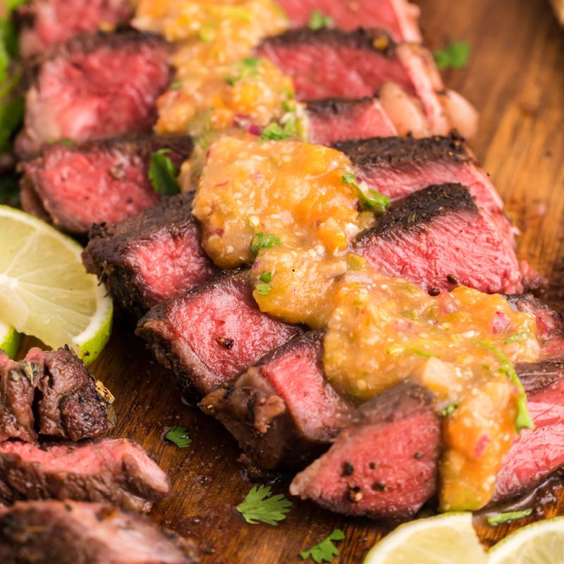 Ancho Chile-Crusted Strip Steak