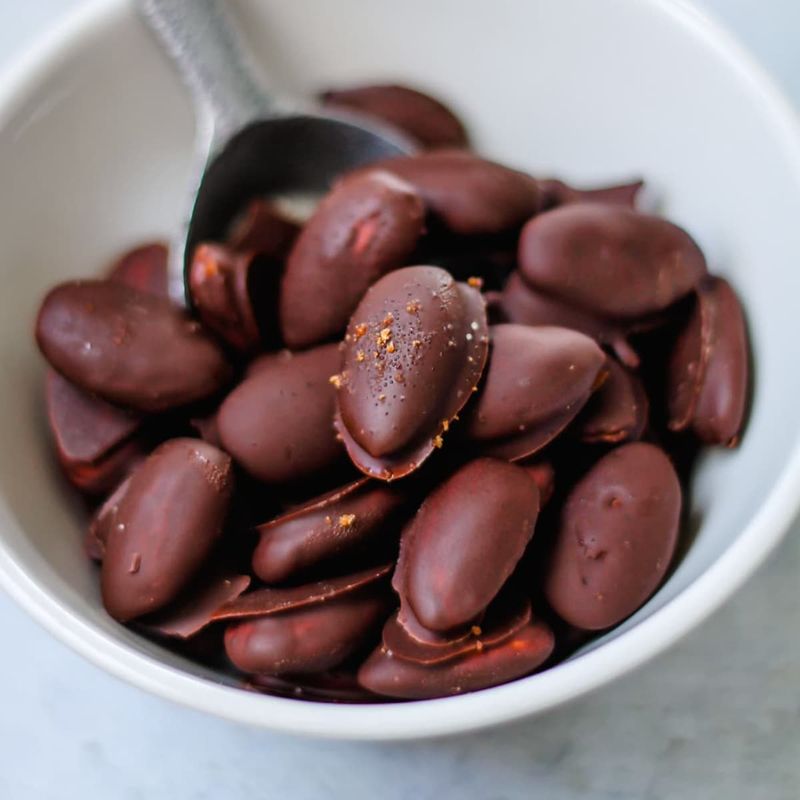 Dark Chocolate-Covered Almonds