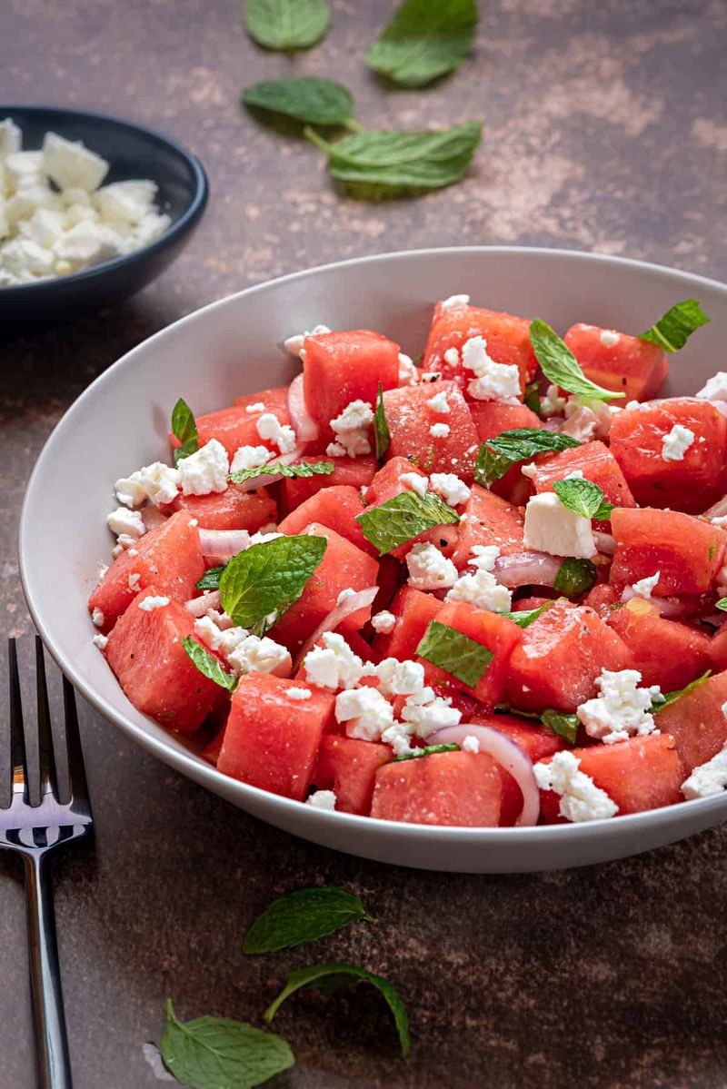 Watermelon Mint Salad