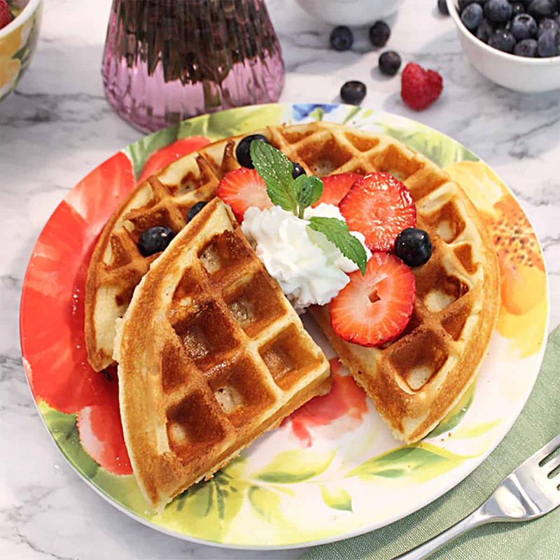 Morning Watermelon Waffles