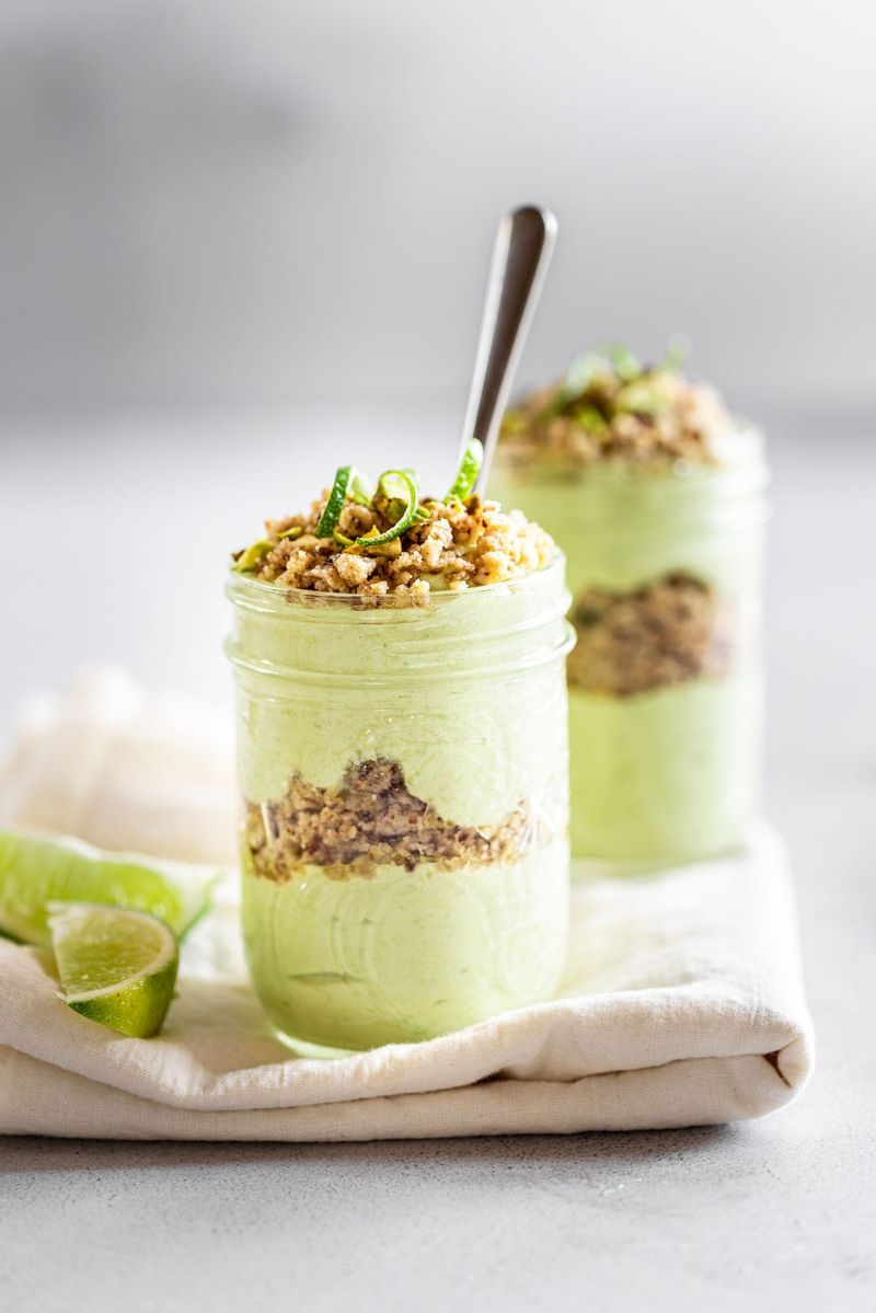 No-Bake Coconut Lime Pudding Parfaits