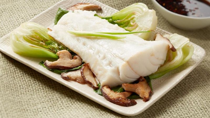 Steamed Cod