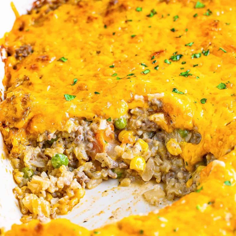 Beef and Rice Casserole