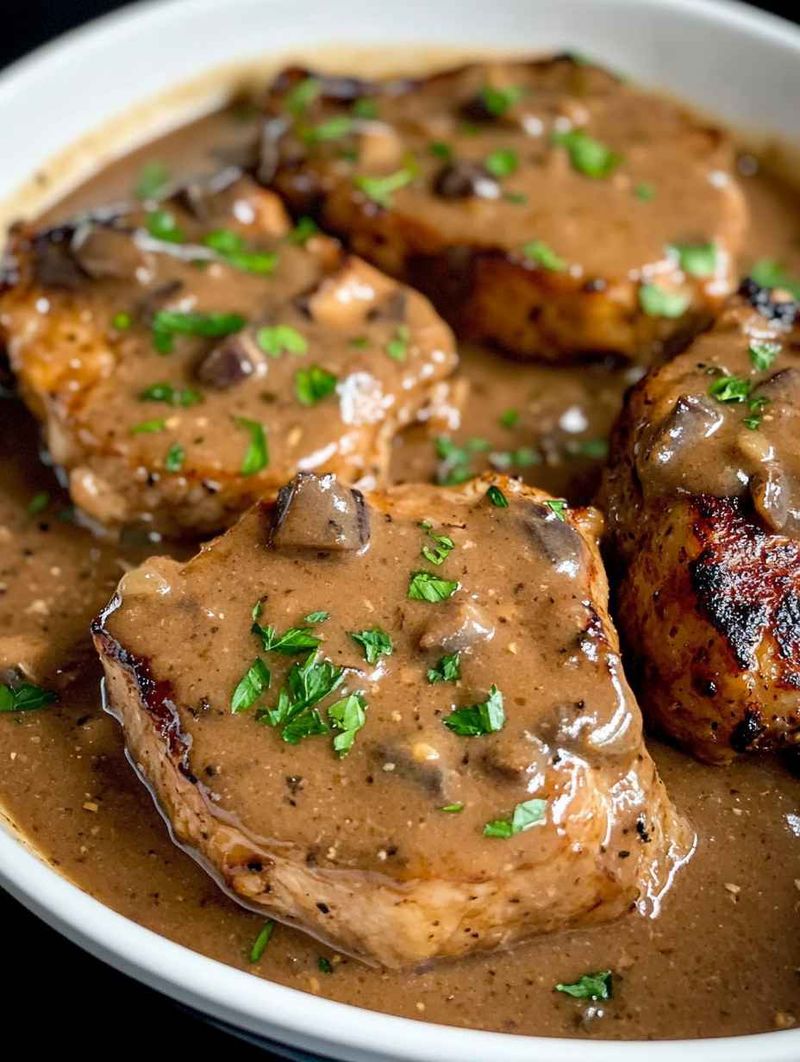 Crock Pot Smothered Pork Chops