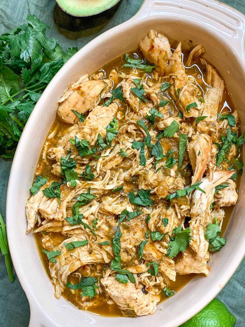 Instant Pot Salsa Verde Chicken