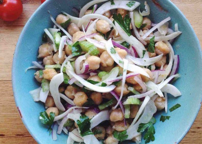 Warm Chickpea, Fennel, and Parsley Salad