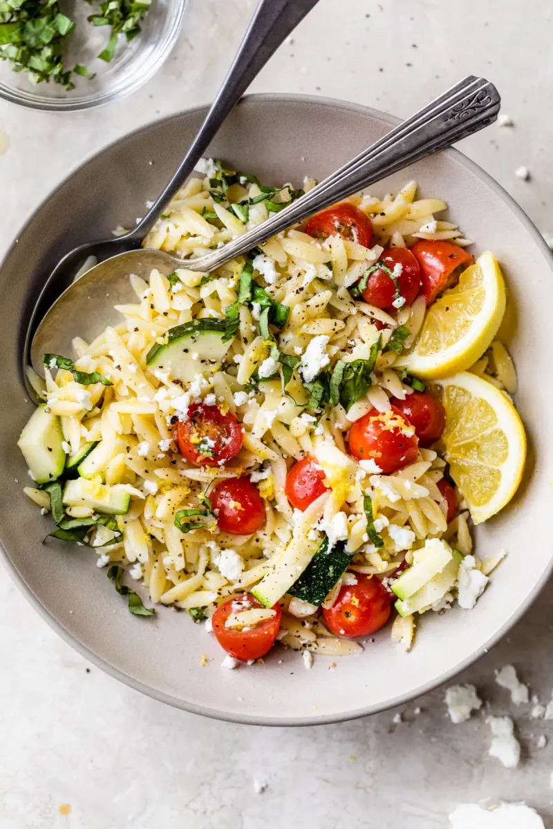 Orzo with Lemon & Herbs