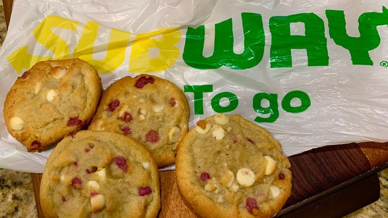 Subway Raspberry Cheesecake Cookie: Sweet Defeat