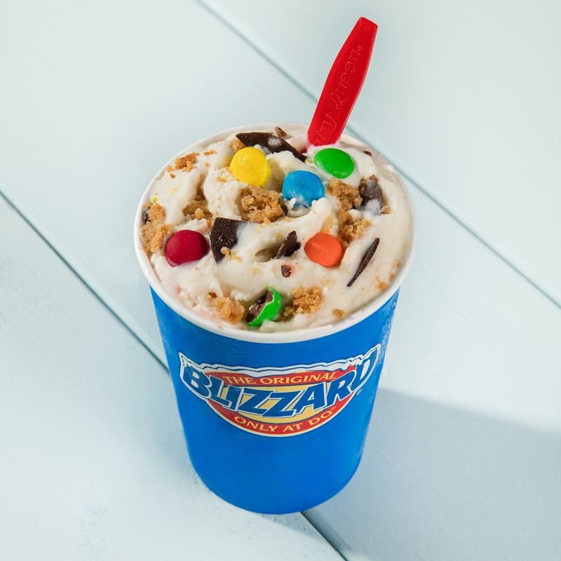 M&M's Peanut Butter Monster Cookie Blizzard