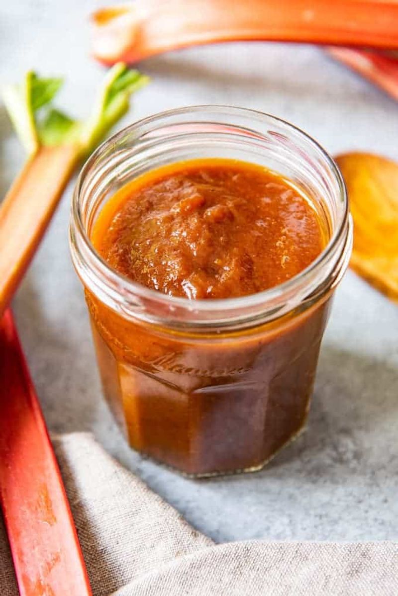 Rhubarb BBQ Sauce