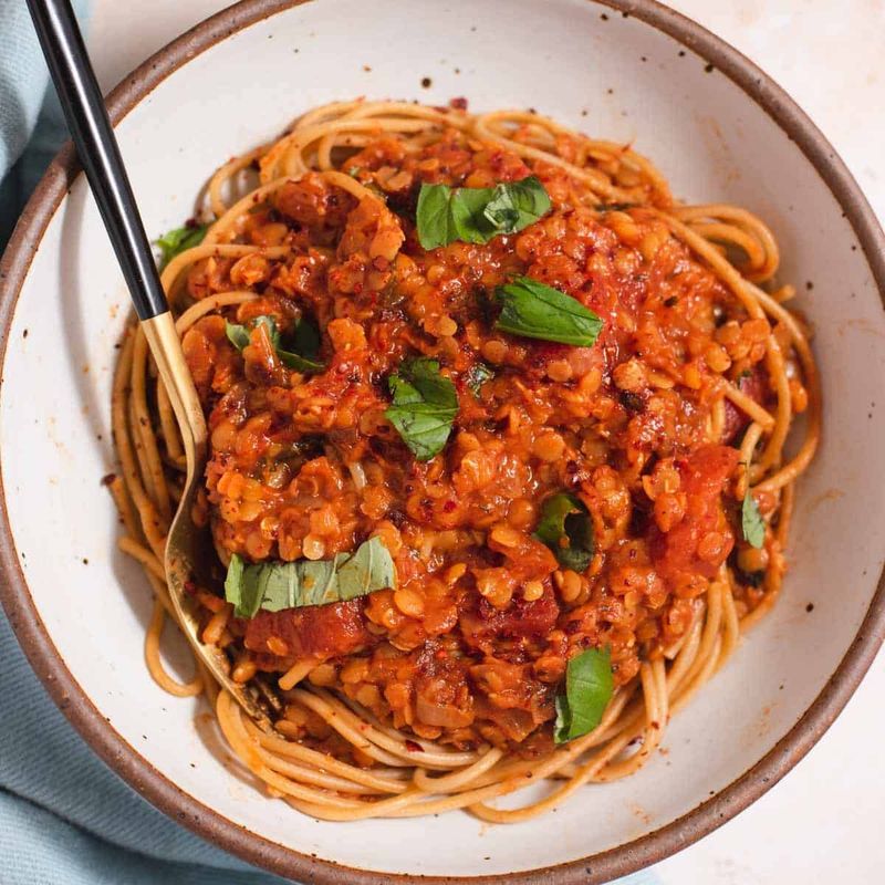 Lentil Pasta Sauce