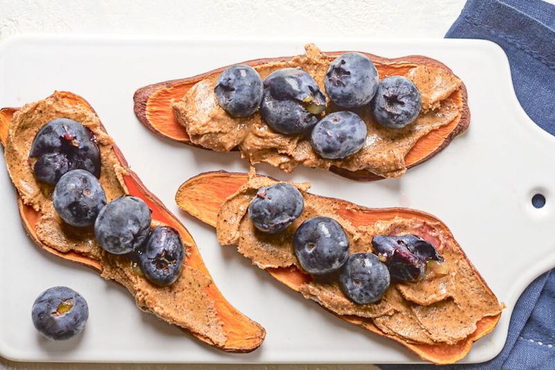 Sweet Potato Toast with Almond Butter