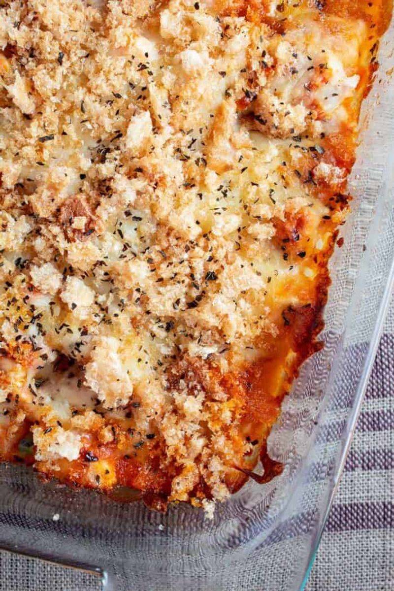 Keto Chicken Parmesan Casserole