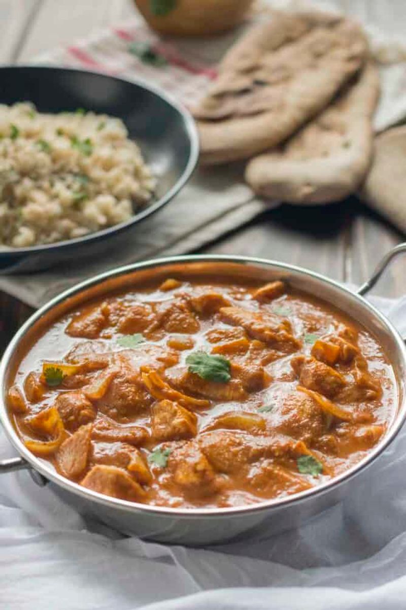 British Chicken Tikka Masala - Uninspired Tomato Puddle