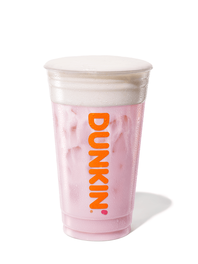 Dunkin's Strawberry Daydream Refresher