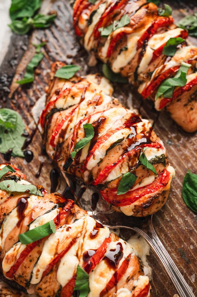 Stuffed Caprese Chicken
