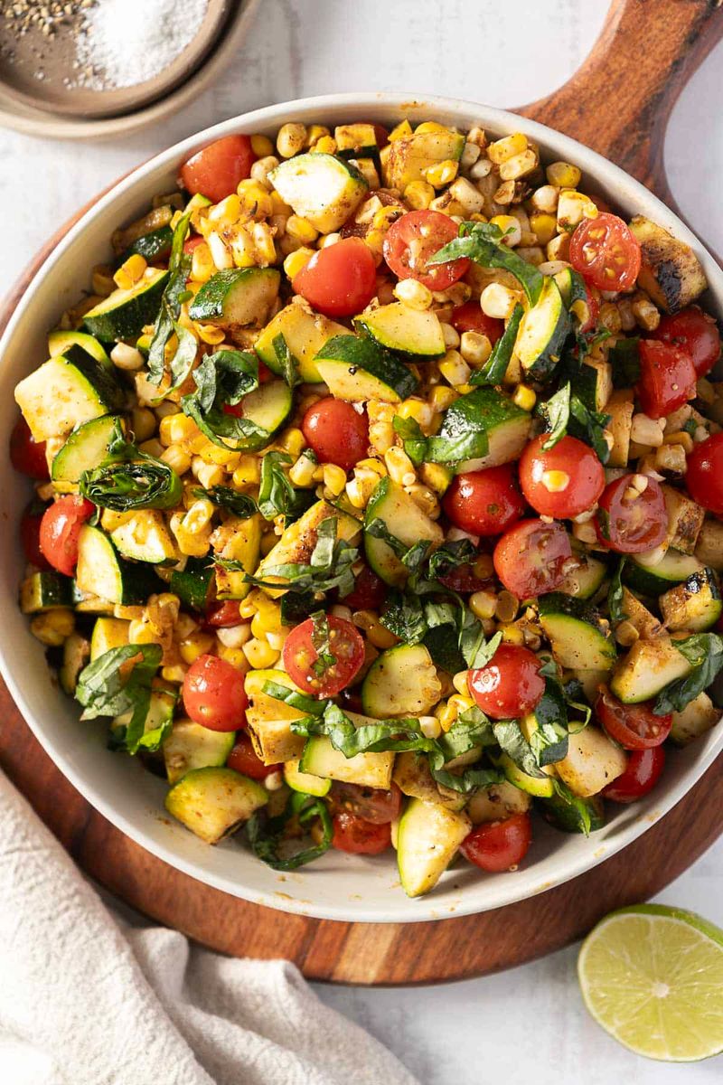 Grilled Corn Salad