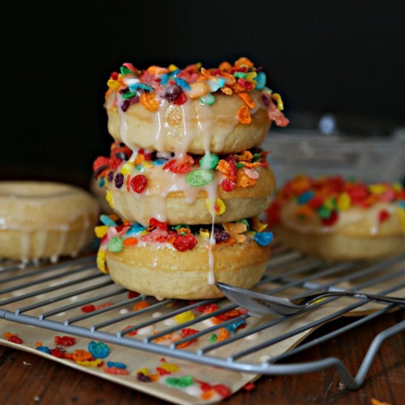 Cereal Topped Donuts